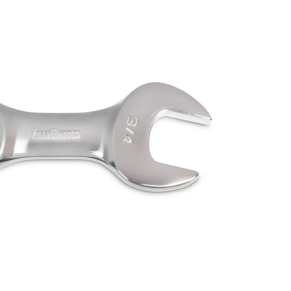 GEARWRENCH SAE/Metric 72-Tooth Stubby Combination Ratcheting Wrench Tool Set (14-Piece) (3)