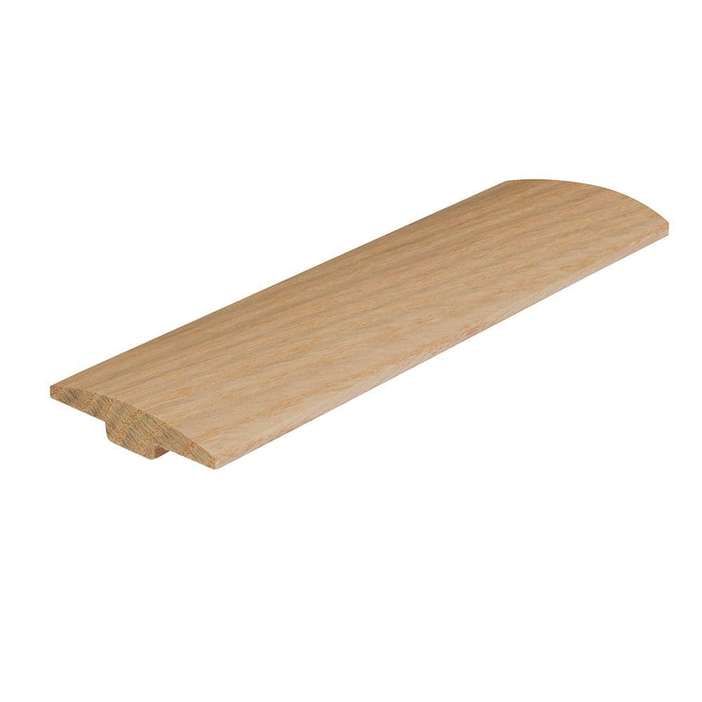 ROPPE Solid Hardwood Unfinished 0.28 in. T x 2 in. W x 78 in. L T-Molding (2)