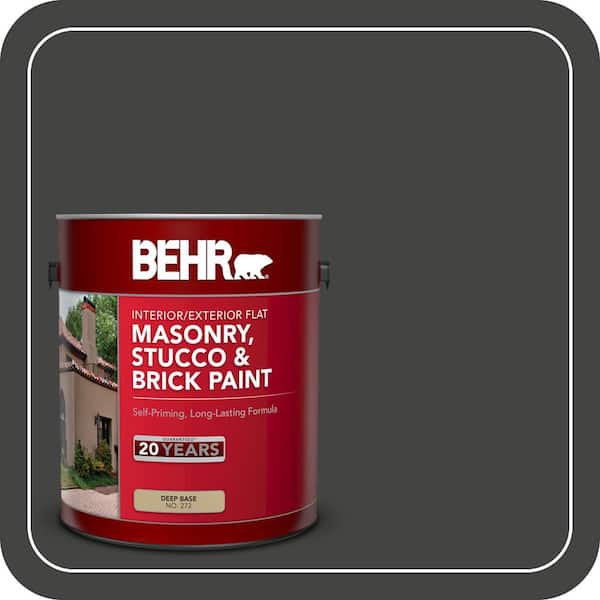 BEHR 1 gal. #PPU18-20 Broadway Flat Interior/Exterior Masonry, Stucco and Brick Paint (2)