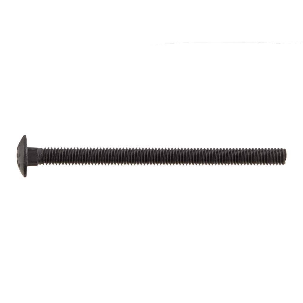 DECKMATE 5/16" x 4-1/2" BLACK CARRIAGE BOLT 25 PC (4)