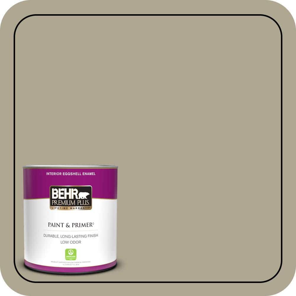 BEHR PREMIUM PLUS #PPU8-19 Stone Walls Enamel Low Odor & Primer