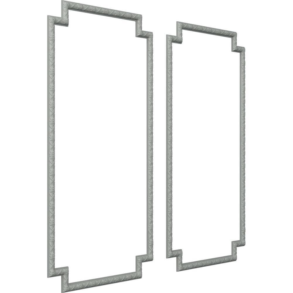 Ekena Millwork 13.35 Sq. Ft. Unfinished Polyurethane Sellek Panel Moulding Kit (Double Panel) (2)
