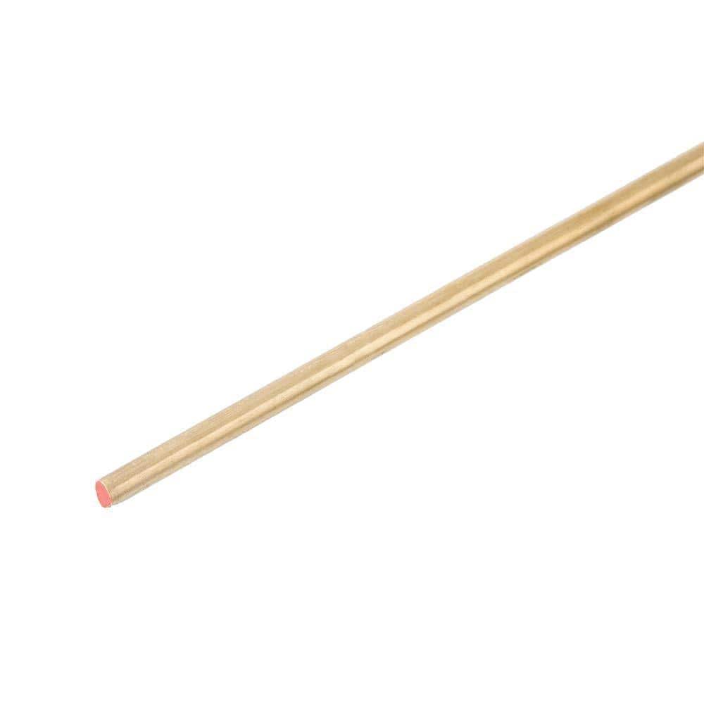 Everbilt 1/4 in. x 3 ft. Brass Solid Round Rod (1)