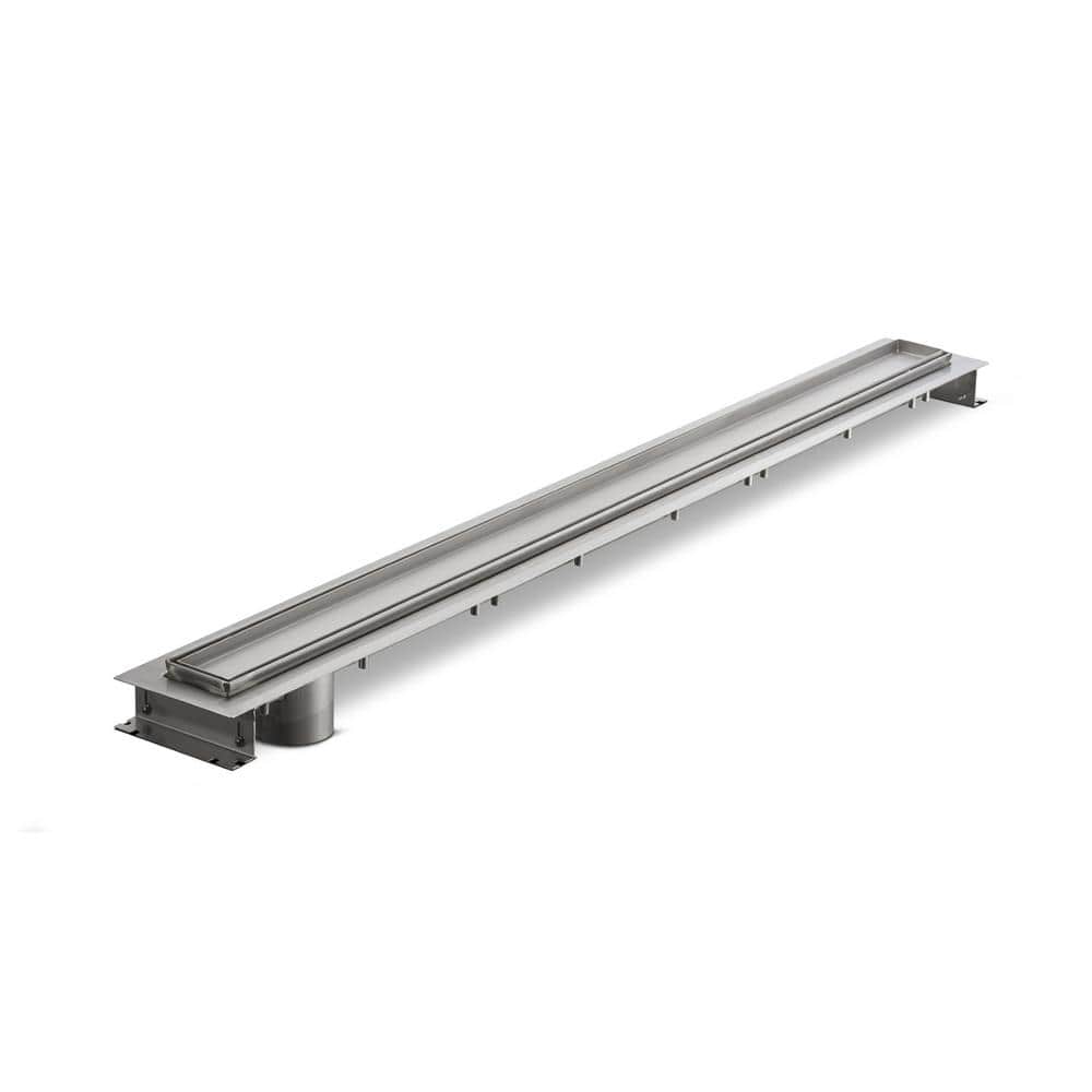 Zurn 48 in. x 6.15 in. Stainless Steel Linear Shower Drain with End Bottom Outlet