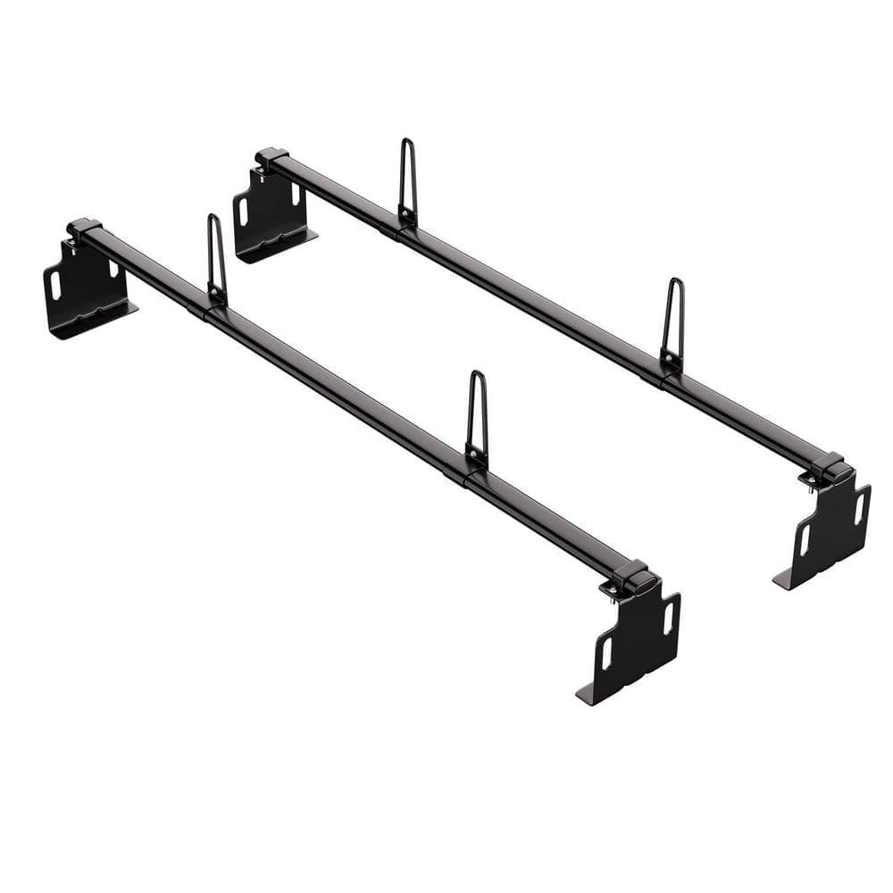Laybus 60 in. x 7 in. x 7 in. Black Trailer Ladder Rack, Van Roof Ladder Rack for Universal Truck Roofs (1)