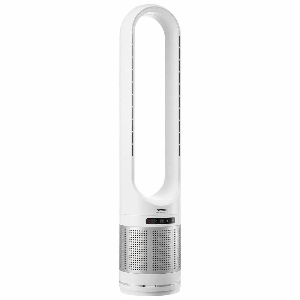 cadeninc 40 in. Oscillating Tower Fan 8H Timer 15.4 ft. / s High Velocity with Remote Control, White (1)