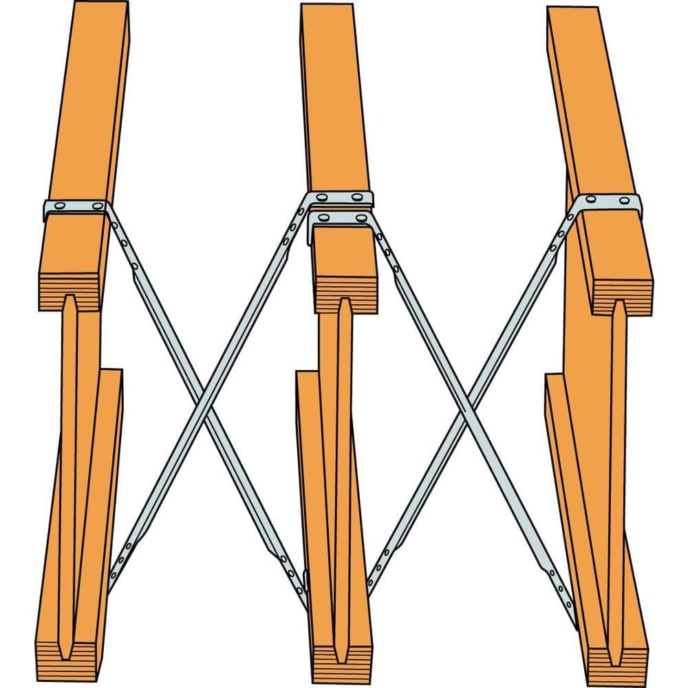 Simpson Strong-Tie TB 27 in. 20-Gauge Galvanized Tension Bridging (2)