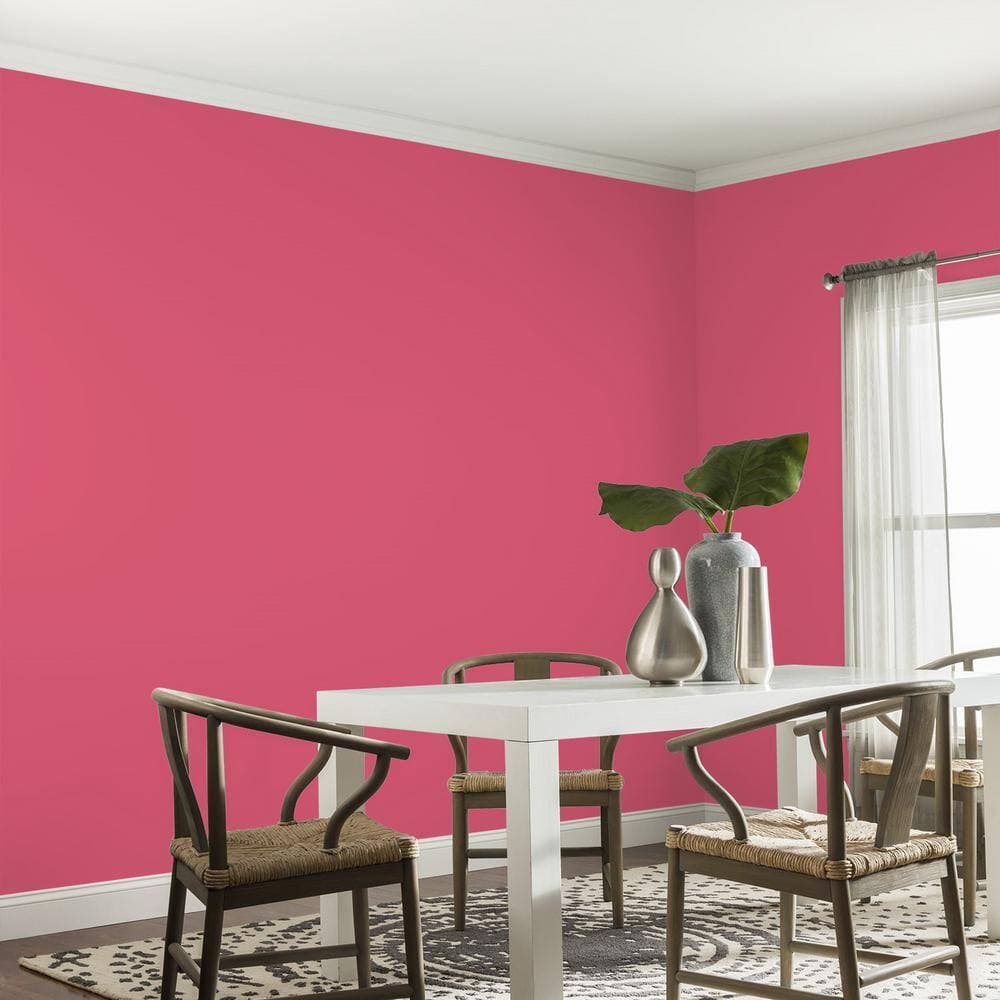 Glidden Diamond 1 gal. PPG1184-6 Kenny's Kiss Eggshell Interior Paint with Primer (4)