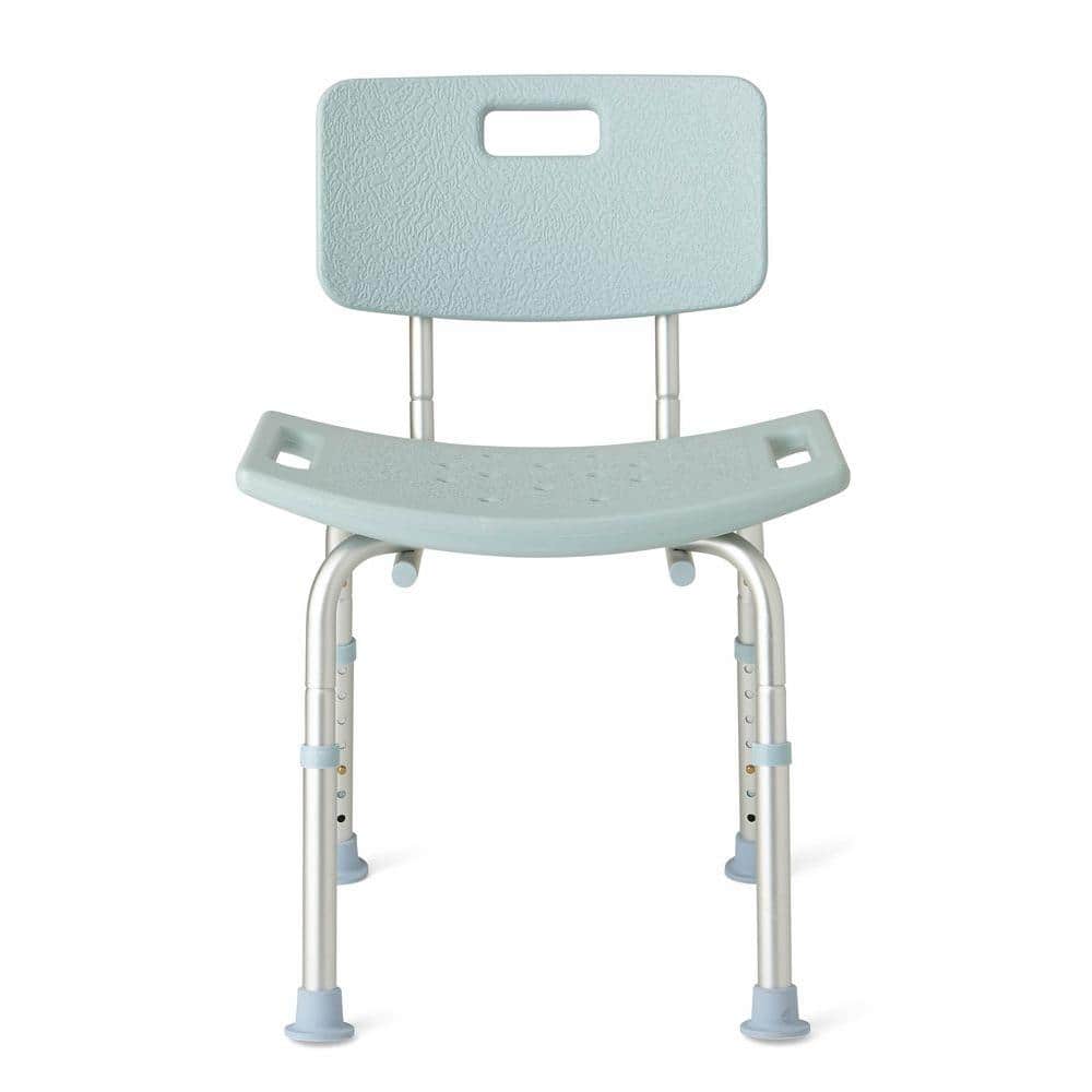 Medline Bath Safety Shower Chair with Microban in Gray (2)