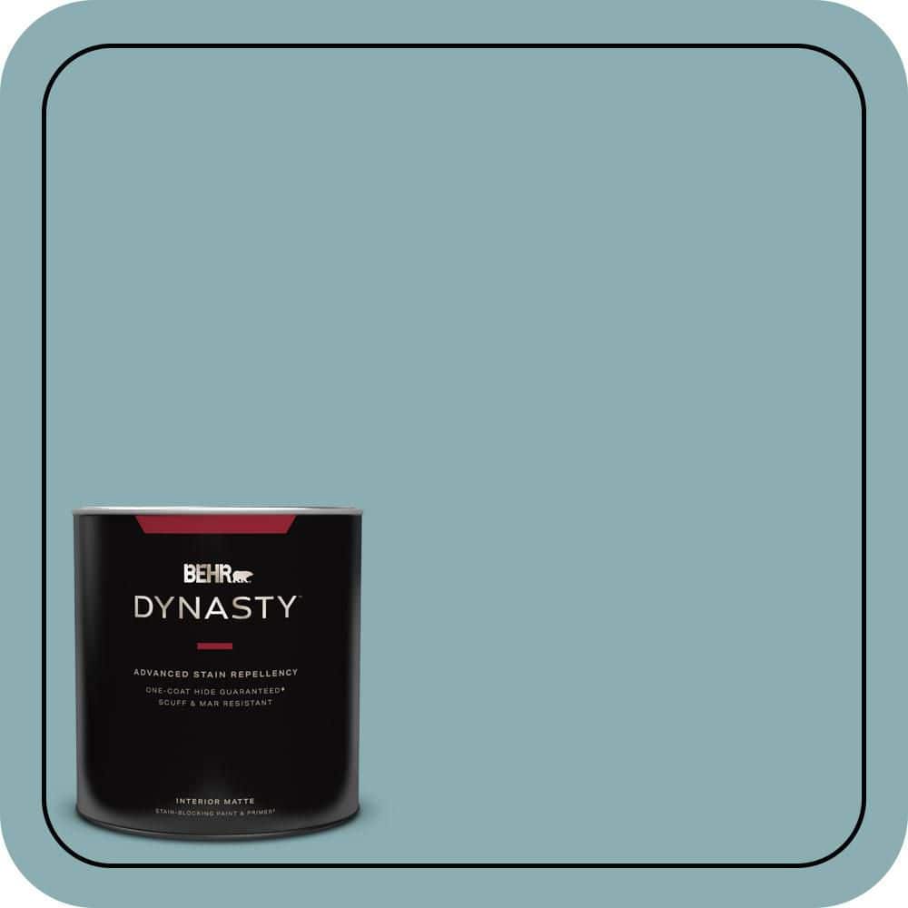 BEHR DYNASTY 1 qt. #510F-4 Bon Voyage Matte Interior Stain-Blocking Paint and Primer