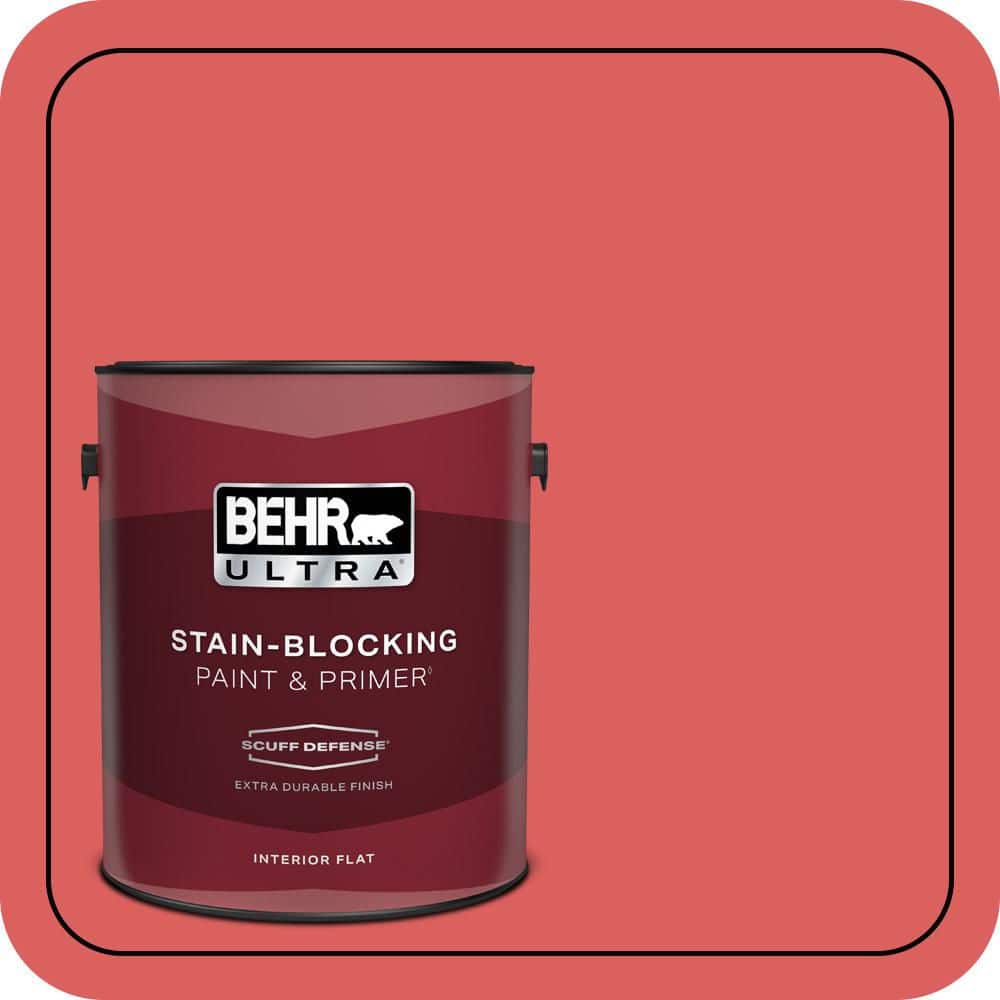 BEHR ULTRA 1 gal. #P170-5 Roulette Extra Durable Flat Interior Paint & Primer (1)