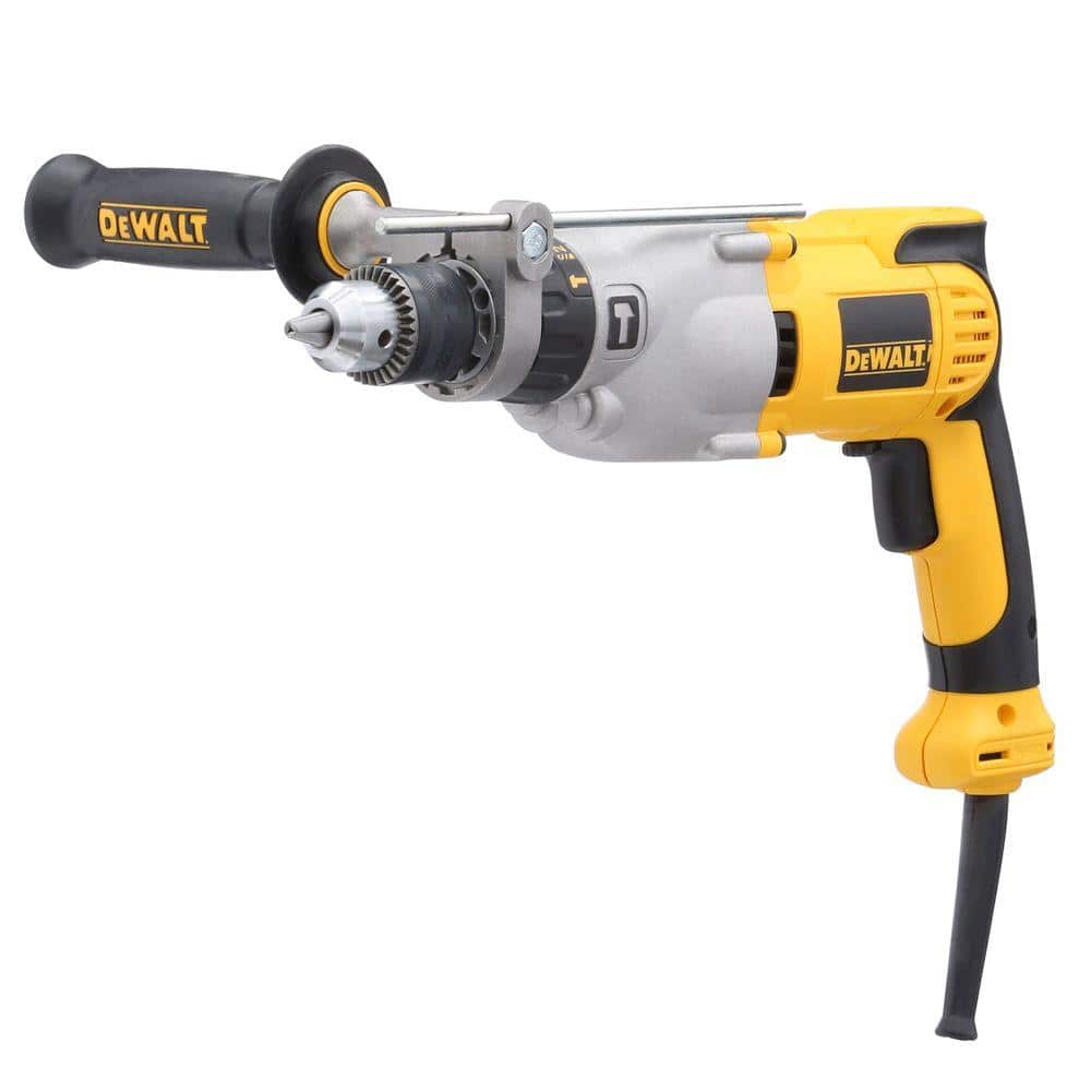 DEWALT 10 Amp 1/2 in. Variable Speed Reversible Pistol Grip Hammer Drill (3)
