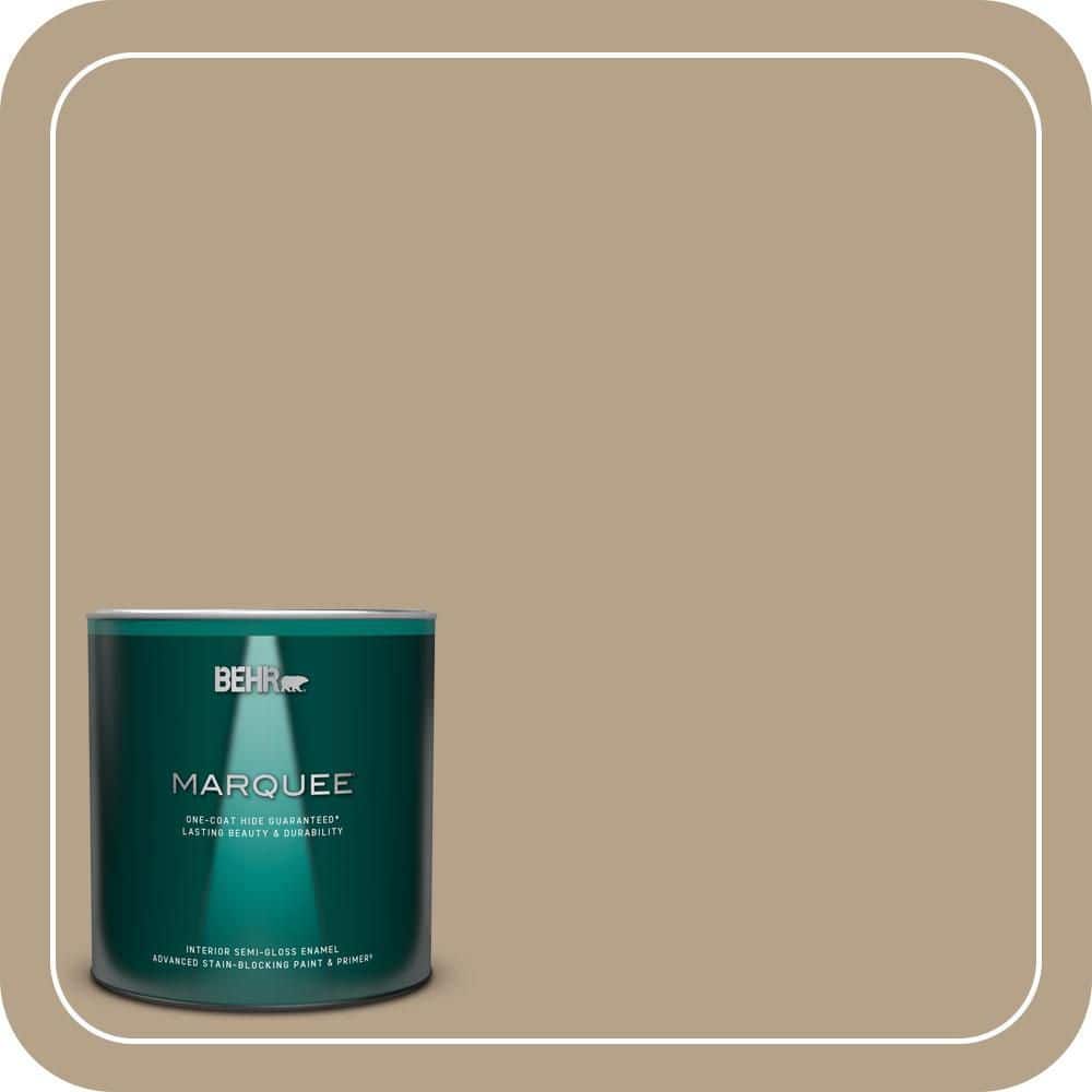BEHR MARQUEE 1 qt. #PPU7-06 Chateau One-Coat Hide Semi-Gloss Enamel Interior Paint & Primer