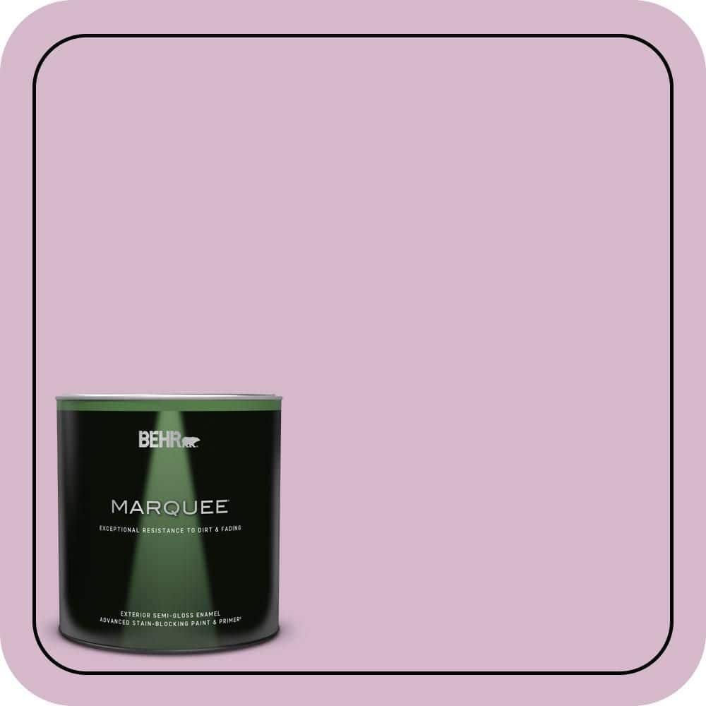 BEHR MARQUEE 1 qt. #680D-4 Velvet Slipper Semi-Gloss Enamel Exterior Paint & Primer