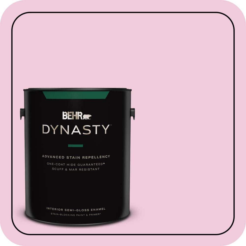 BEHR DYNASTY 1 gal. #P130-1 Piggy Bank Semi-Gloss Enamel Interior Stain-Blocking Paint & Primer