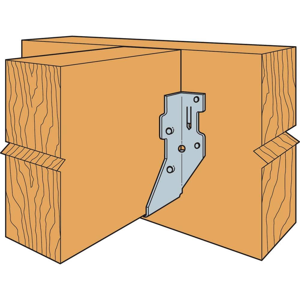 Simpson Strong-Tie LUS Galvanized Face-Mount Joist Hanger for Nominal Lumber (4)