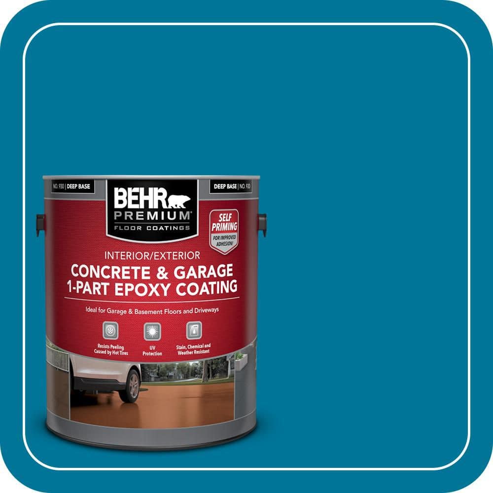 BEHR PREMIUM #P490-7 Self-Priming 1-Part Epoxy Satin Interior/Exterior Concrete and Garage Floor Paint (1)