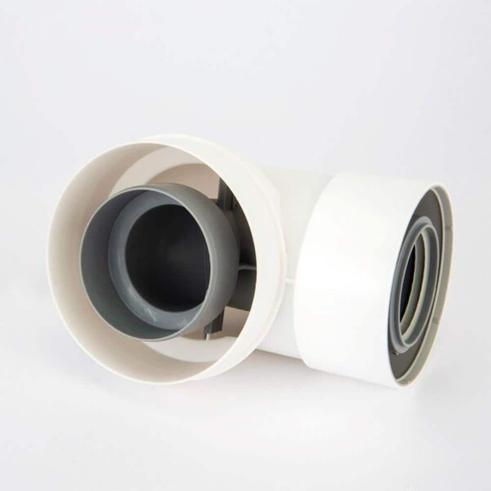 Rinnai 2 in. / 4 in. Plastic Condensing Horizontal Venting Starter Adapter (2)