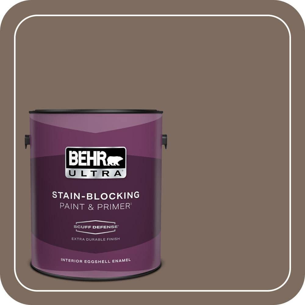 BEHR ULTRA 1 gal. #PPU5-03 Antique Earth Extra Durable Eggshell Enamel Interior Paint & Primer (1)