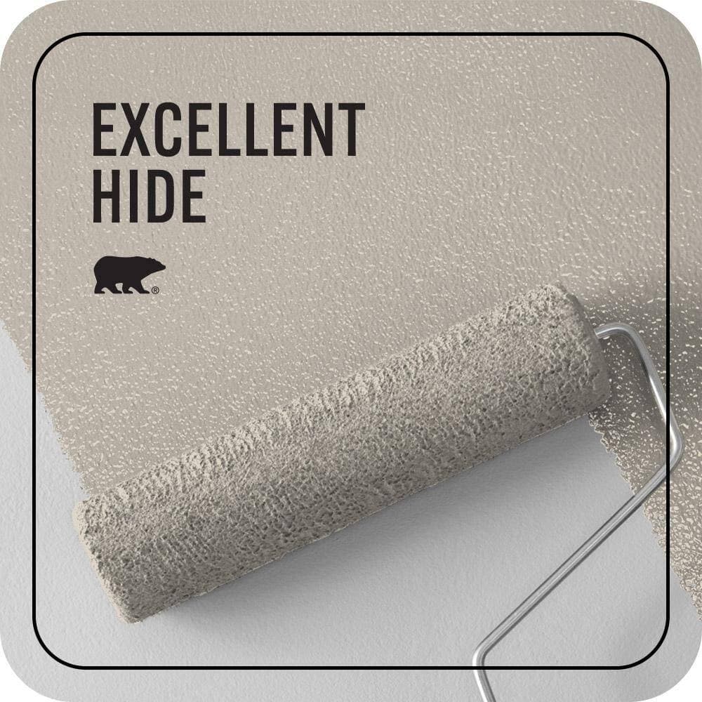 BEHR PREMIUM PLUS 1 gal. Designer Collection #DC-011 Gray Envelope Ceiling Flat Interior Paint & Primer (2)