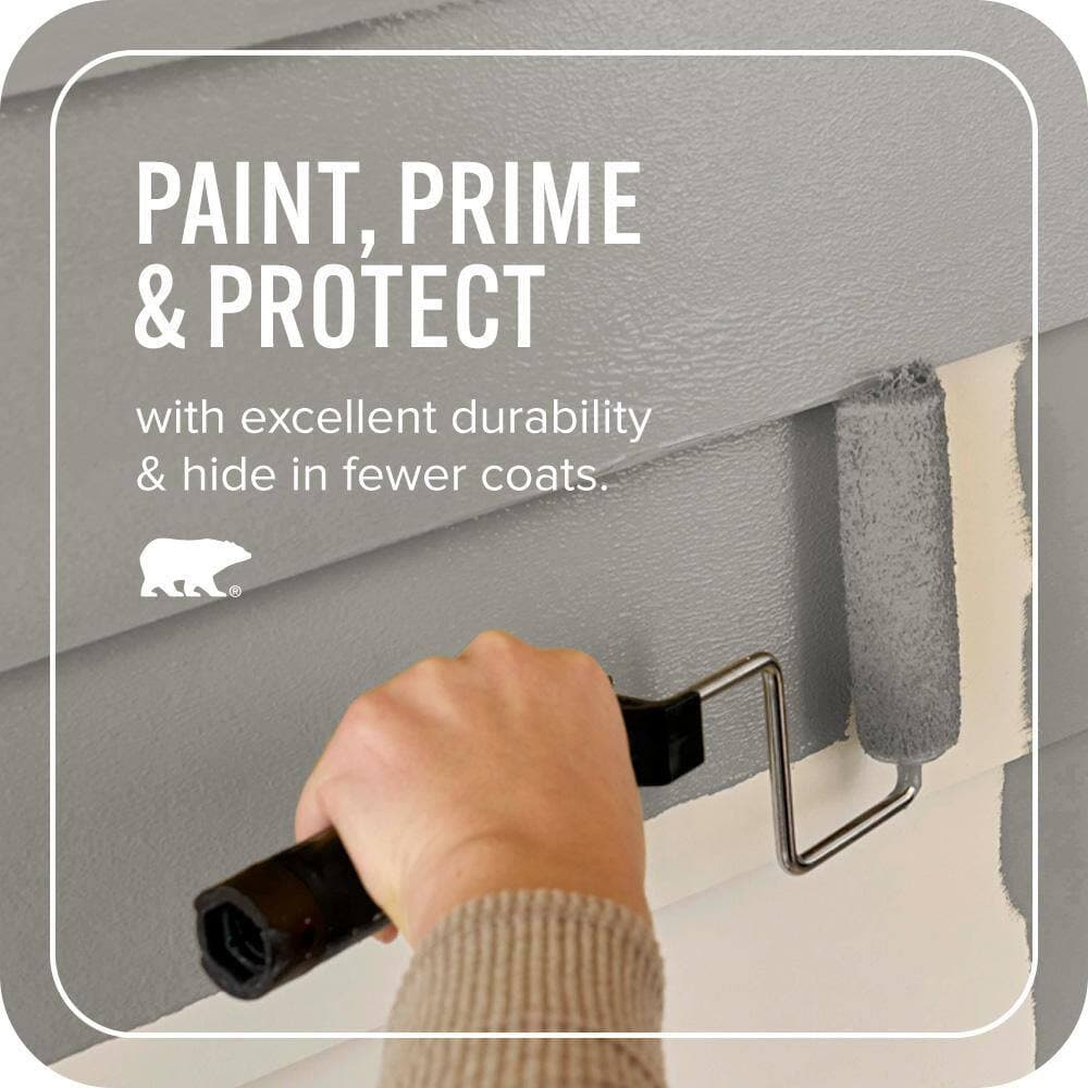BEHR ULTRA 1 qt. #T13-17 Timber Town Satin Enamel Exterior Paint & Primer (3)