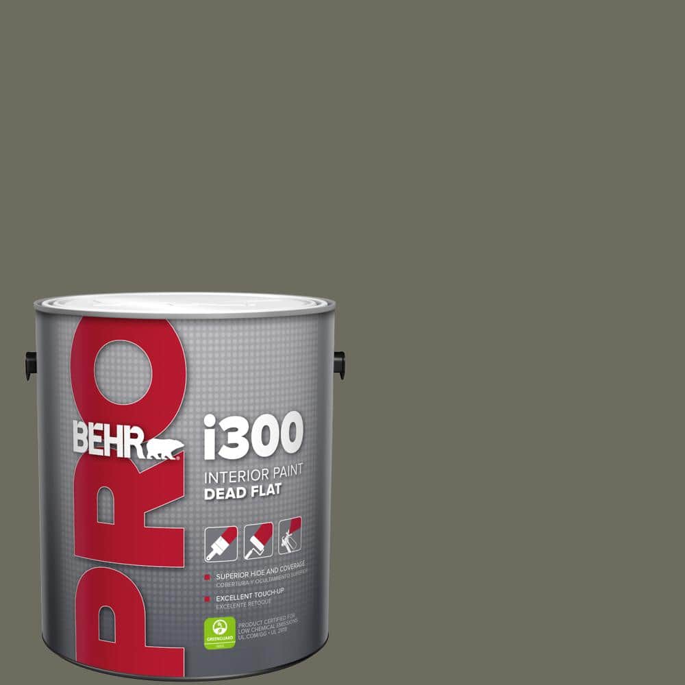 BEHR PRO 1 gal. #N370-6 Gladiator Gray Dead Flat Interior Paint