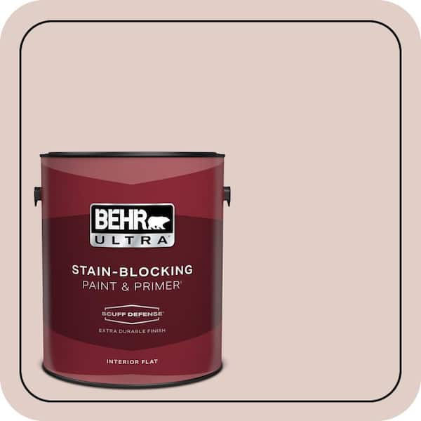 BEHR ULTRA 1 gal. #700A-2 Chenille Extra Durable Flat Interior Paint & Primer (2)