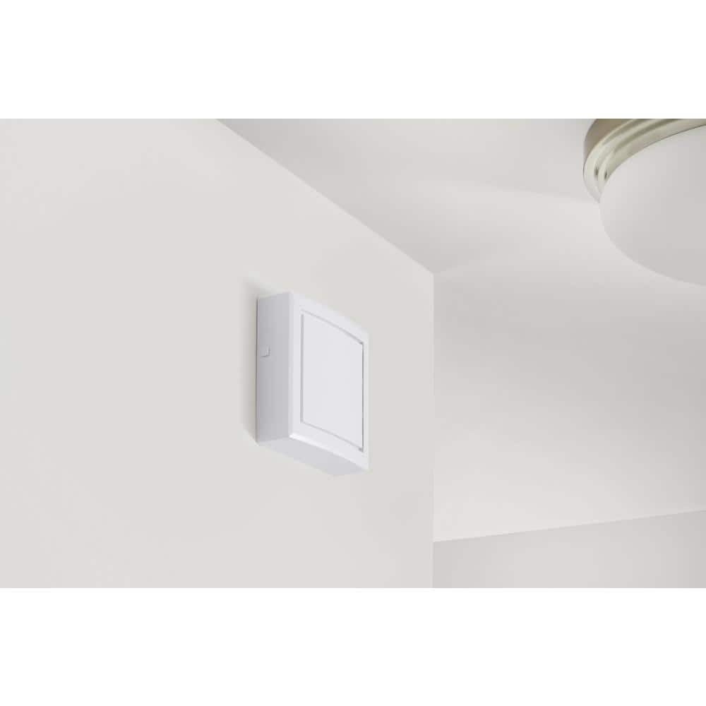 Defiant Wireless Battery Operated Doorbell Kit with Wireless Push Button, White (3)
