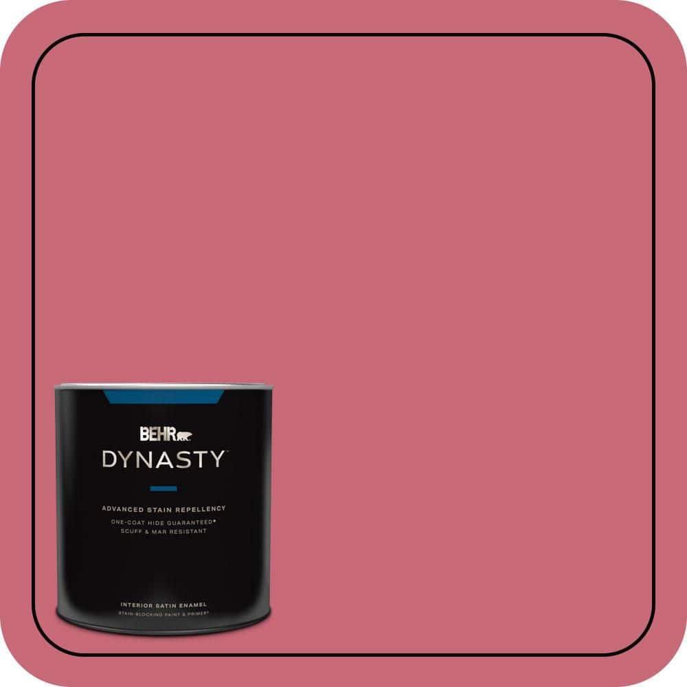 BEHR DYNASTY 1 qt. #P140-5 Lovebirds Satin Enamel Interior Stain-Blocking Paint and Primer
