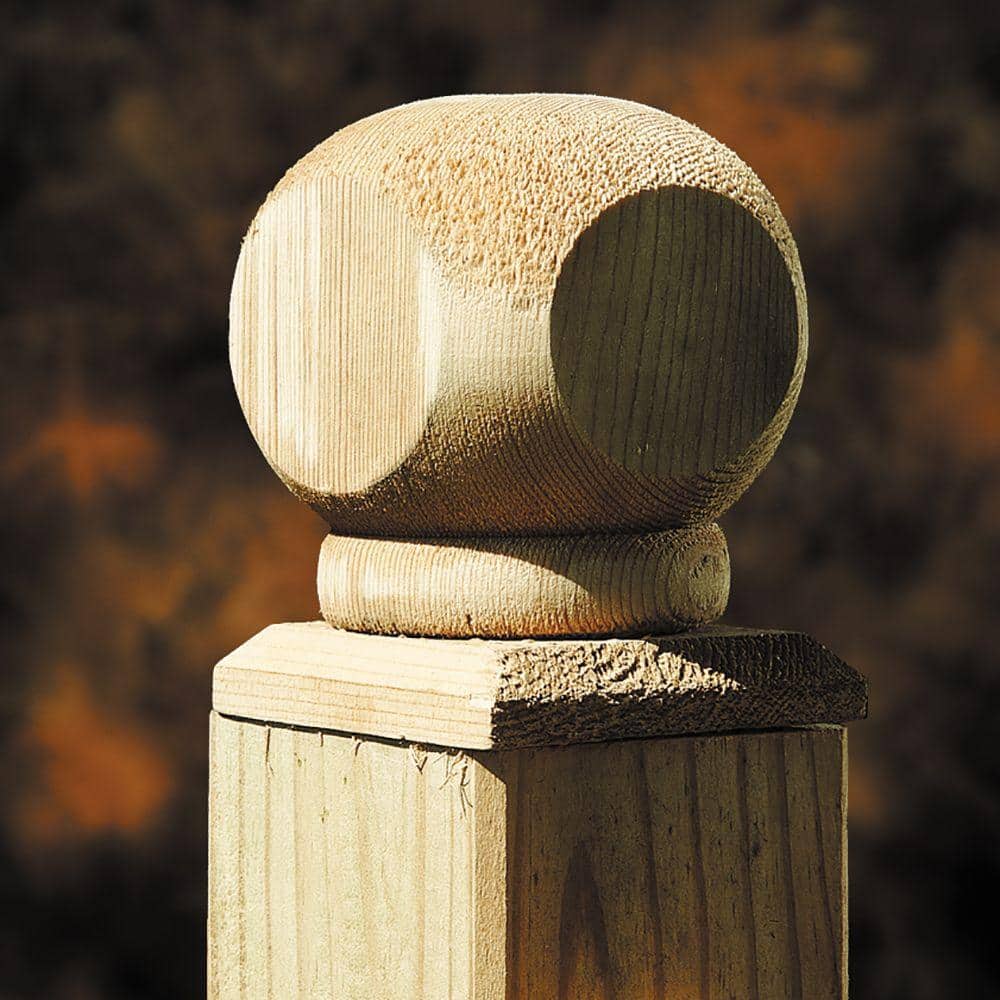 ProWood 4 in. x 4 in. Contemporary Wood Post Cap Finial (6-Pack) (2)