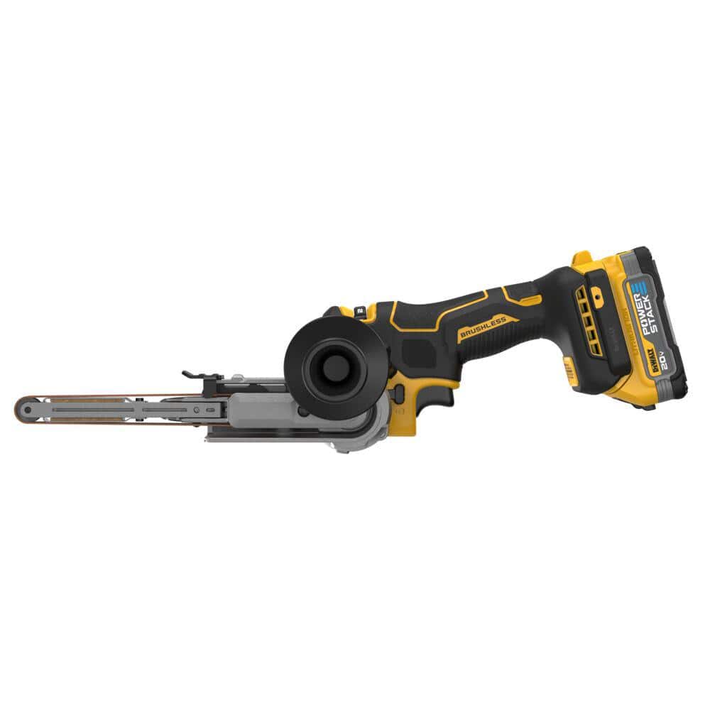 DEWALT 20-Volt MAX XR Lithium-Ion 18 in. Cordless Bandfile Kit with 1.7 Ah Battery, Charger and (2) 80 Grit Belts (2)
