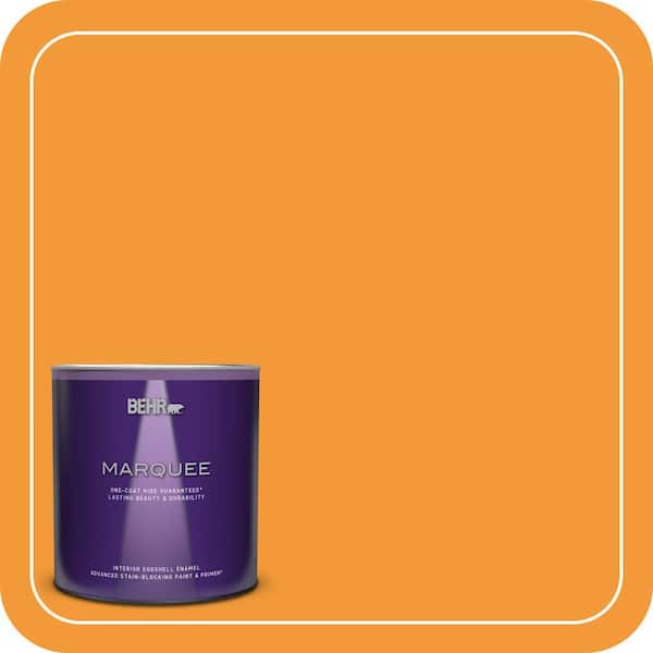 BEHR PREMIUM PLUS #280B-6 Amber Glow Enamel Low Odor & Primer (3)