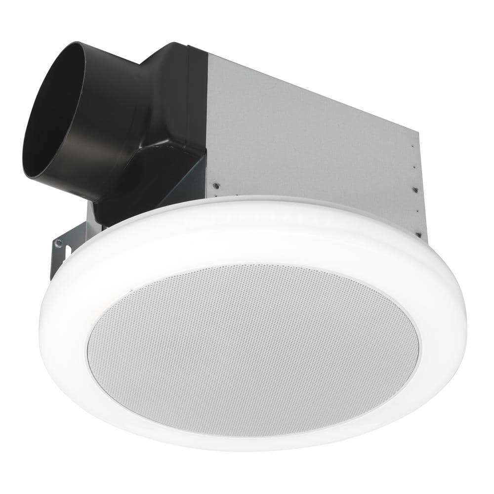 Commercial Electric 80 CFM 1.5 Sone Quiet Bathroom Exhaust Fan with Bluetooth Speaker, LED Light and Easy Install (2)