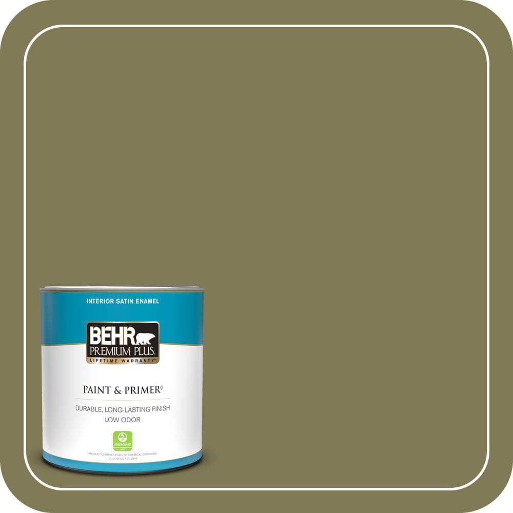 BEHR PREMIUM PLUS Home Decorators Collection #HDC-AC-17 Meadowland Flat Interior/Exterior Paint & Primer Color Sample