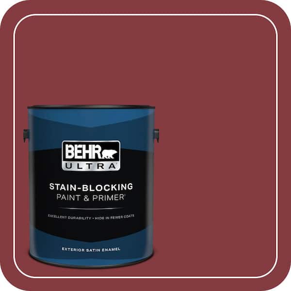 BEHR PREMIUM PLUS #M140-7 Dark Crimson Enamel Interior/ & Primer Color Sample (2)