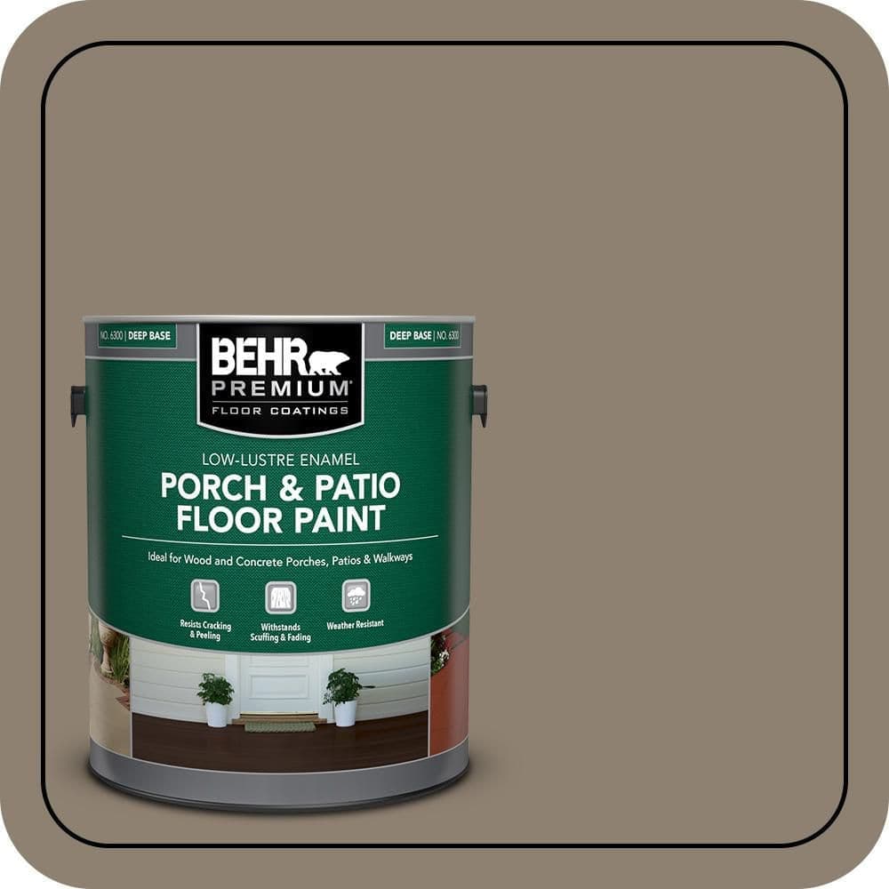 BEHR PREMIUM #720D-5 Textured Low-Lustre Enamel Interior/Exterior Porch and Patio Anti-Slip Floor Paint (1)