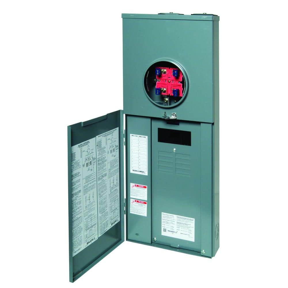 Square D QO 150 Amp 8-Space 16-Circuit Outdoor Ringless Overhead/Underground Main Breaker CSED (1)