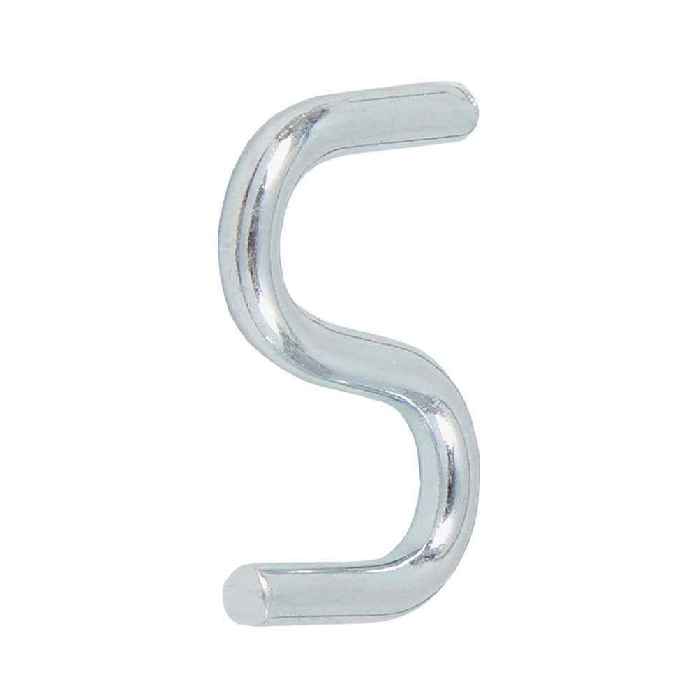 Everbilt 1/16 in. x 3/4 in. Zinc S-Hook (6-Pack) (2)