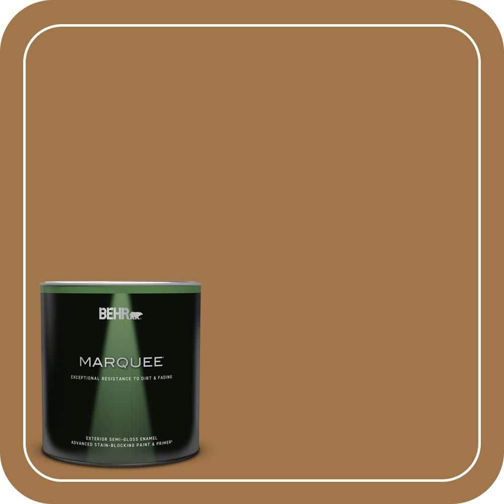 BEHR MARQUEE 1 qt. #S290-7 Wave of Grain Semi-Gloss Enamel Exterior Paint & Primer