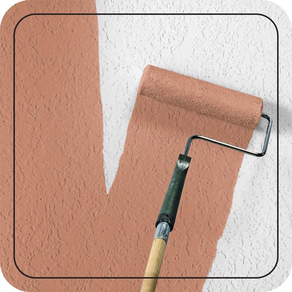 BEHR PREMIUM 5 gal. #M200-5 Terra Cotta Clay Elastomeric Masonry, Stucco and Brick Exterior Paint (3)
