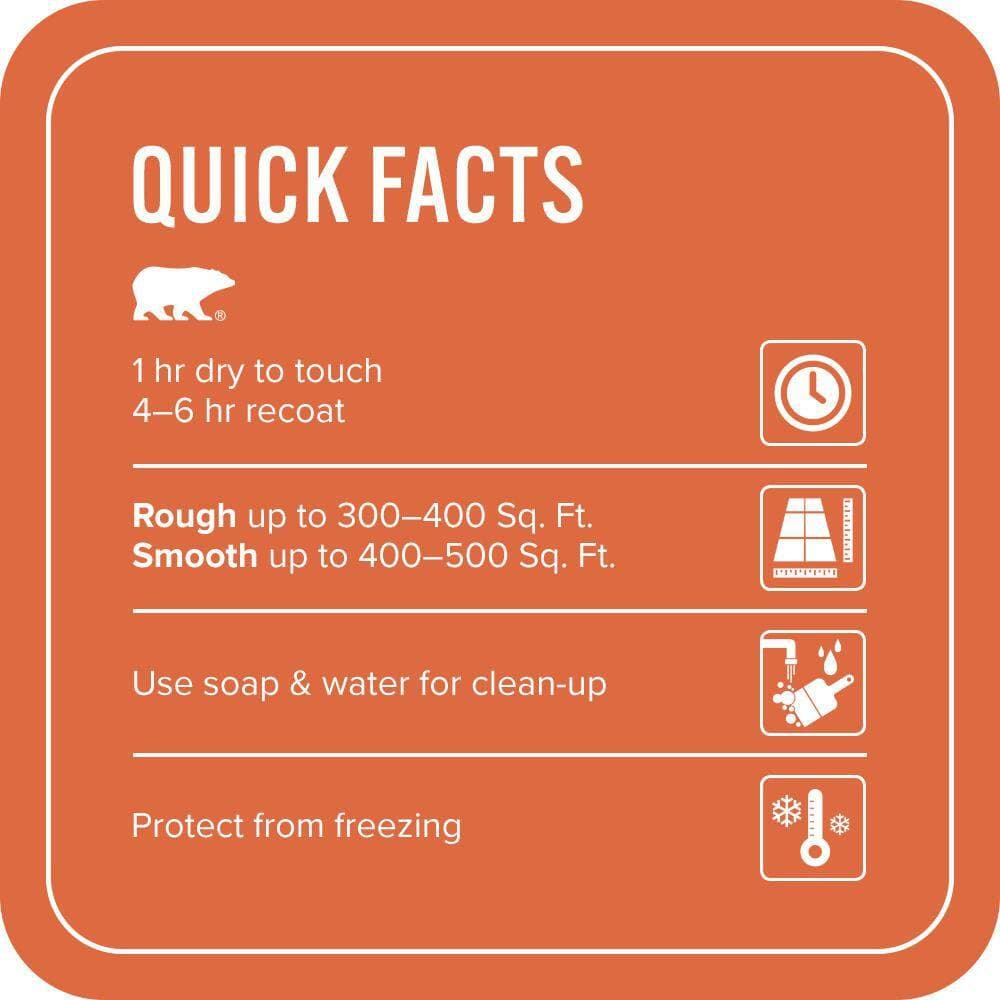 BEHR PREMIUM 1 gal. #P200-7 Bonfire Night Self-Priming 1-Part Epoxy Satin Interior/Exterior Concrete and Garage Floor Paint (4)