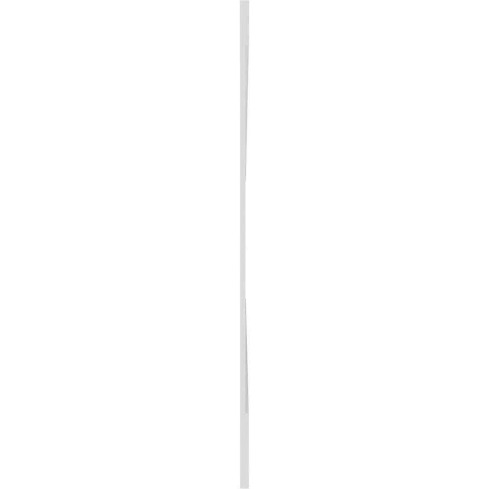 Ekena Millwork 36 in. H x 94-1/2 in. W 23.64 sq. ft. Otis PVC Wainscot Paneling Kit (3)