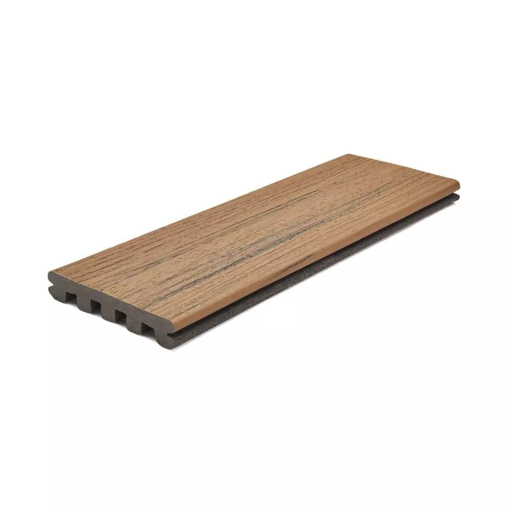 Trex Enhance Naturals 1 in. x 6 in. x 16 ft. Golden Hour Grooved Edge Composite Decking Board