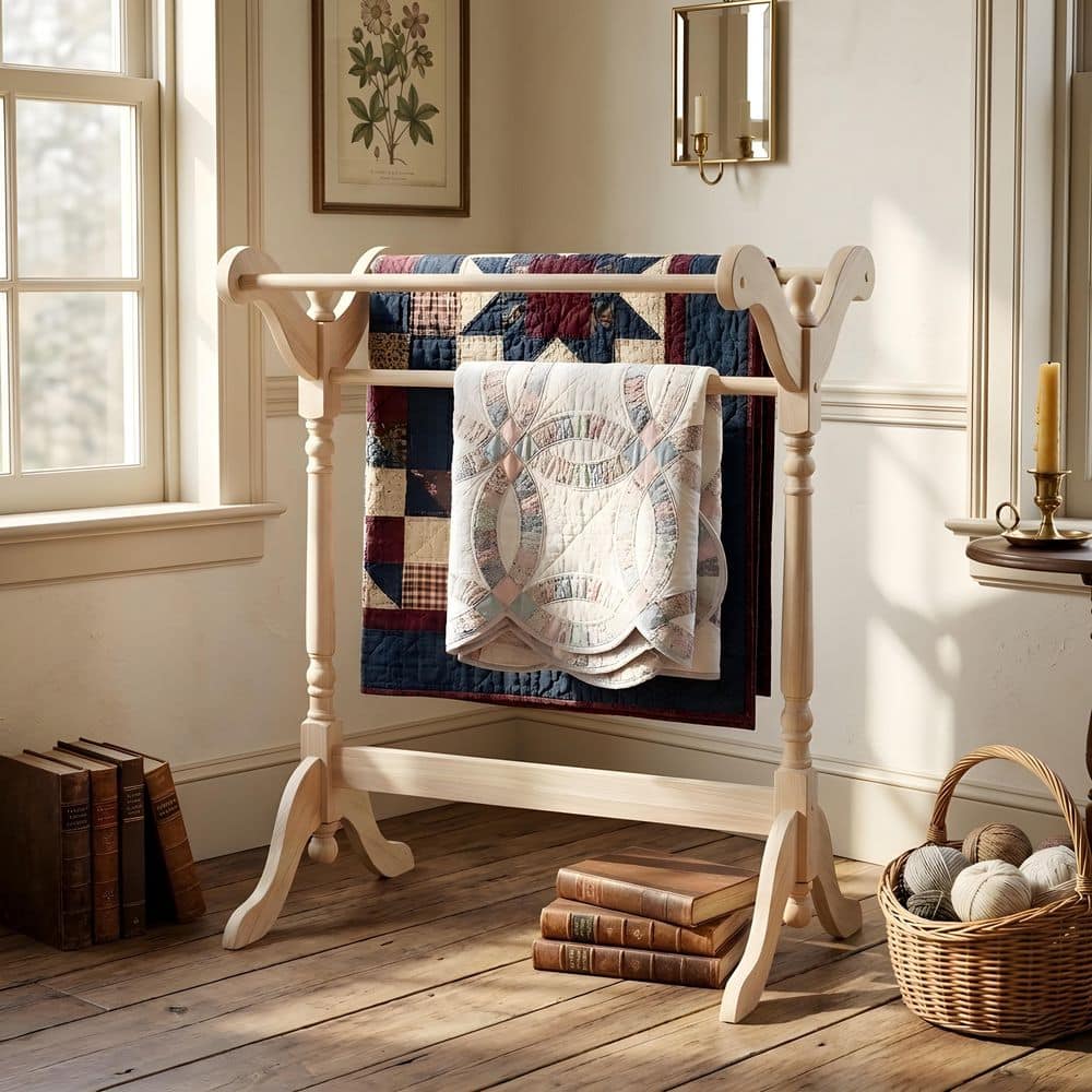 International Concepts Unfinished Quilt Rack (3)