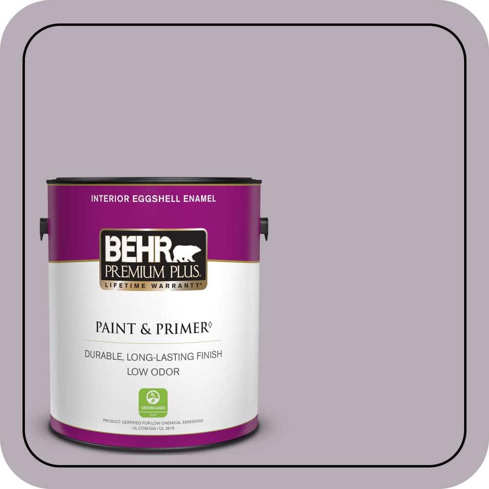 BEHR PREMIUM PLUS 1 gal. #670F-4 Silverberry Eggshell Enamel Low Odor Interior Paint & Primer
