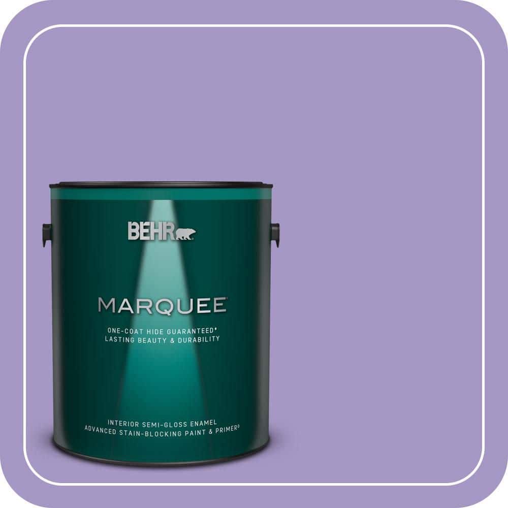 BEHR MARQUEE 1 gal. #640B-5 Bloomsberry Semi-Gloss Enamel Interior Paint & Primer