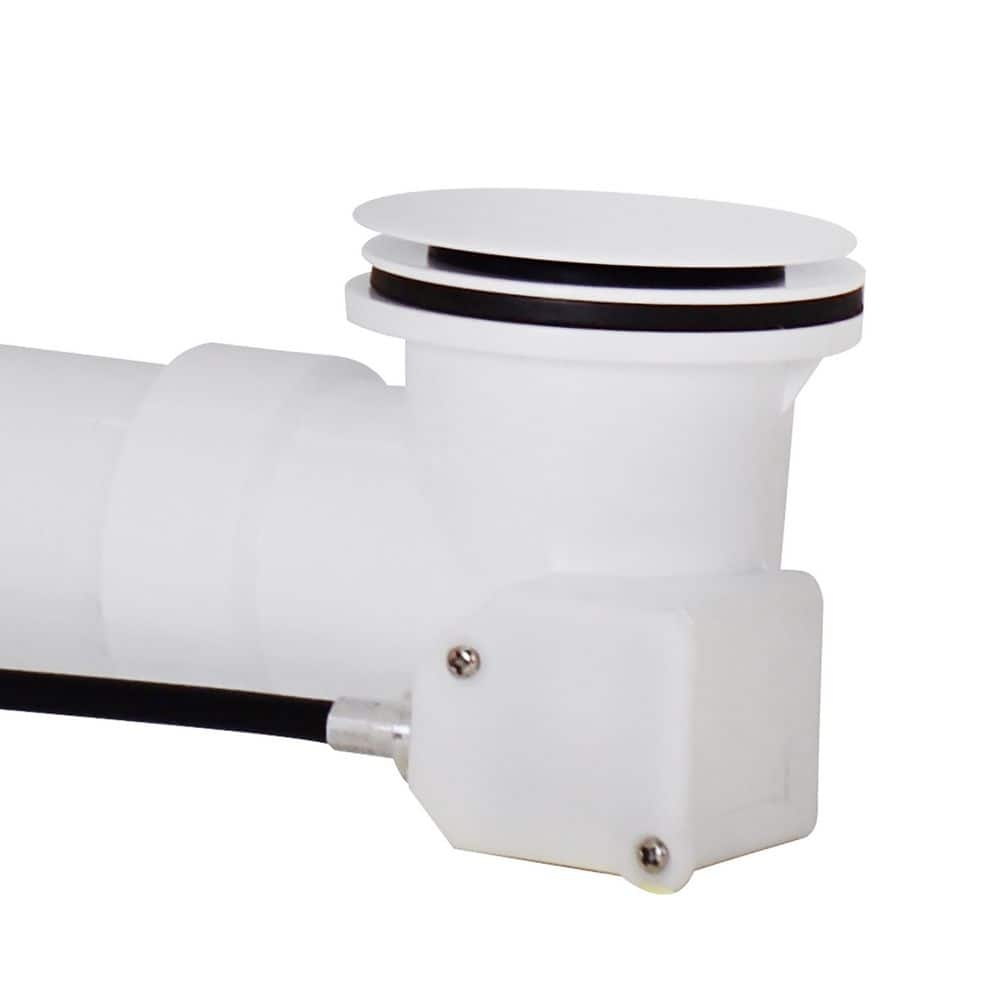 Westbrass 45 in. Sch. 40 PVC Cable Drive Bath Waste Trim Kit (4)