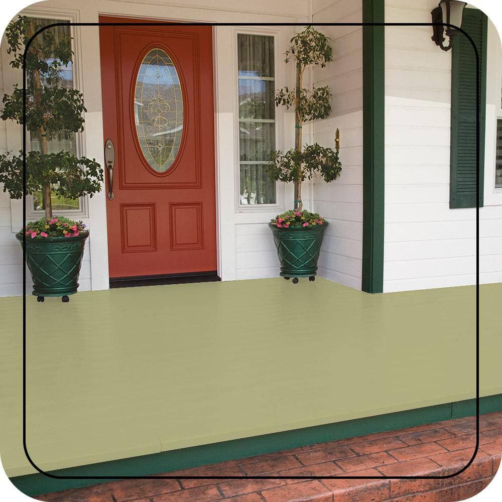 BEHR PREMIUM #400D-4 Low-Lustre Enamel Interior/Exterior Porch and Patio Floor Paint (2)