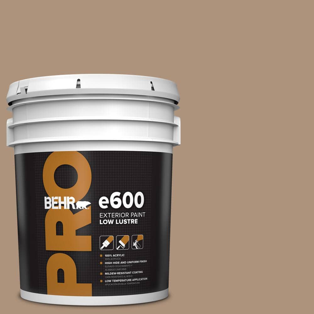 BEHR PRO 5 gal. #PPU4-04 Soft Chamois Low Luster Exterior Paint