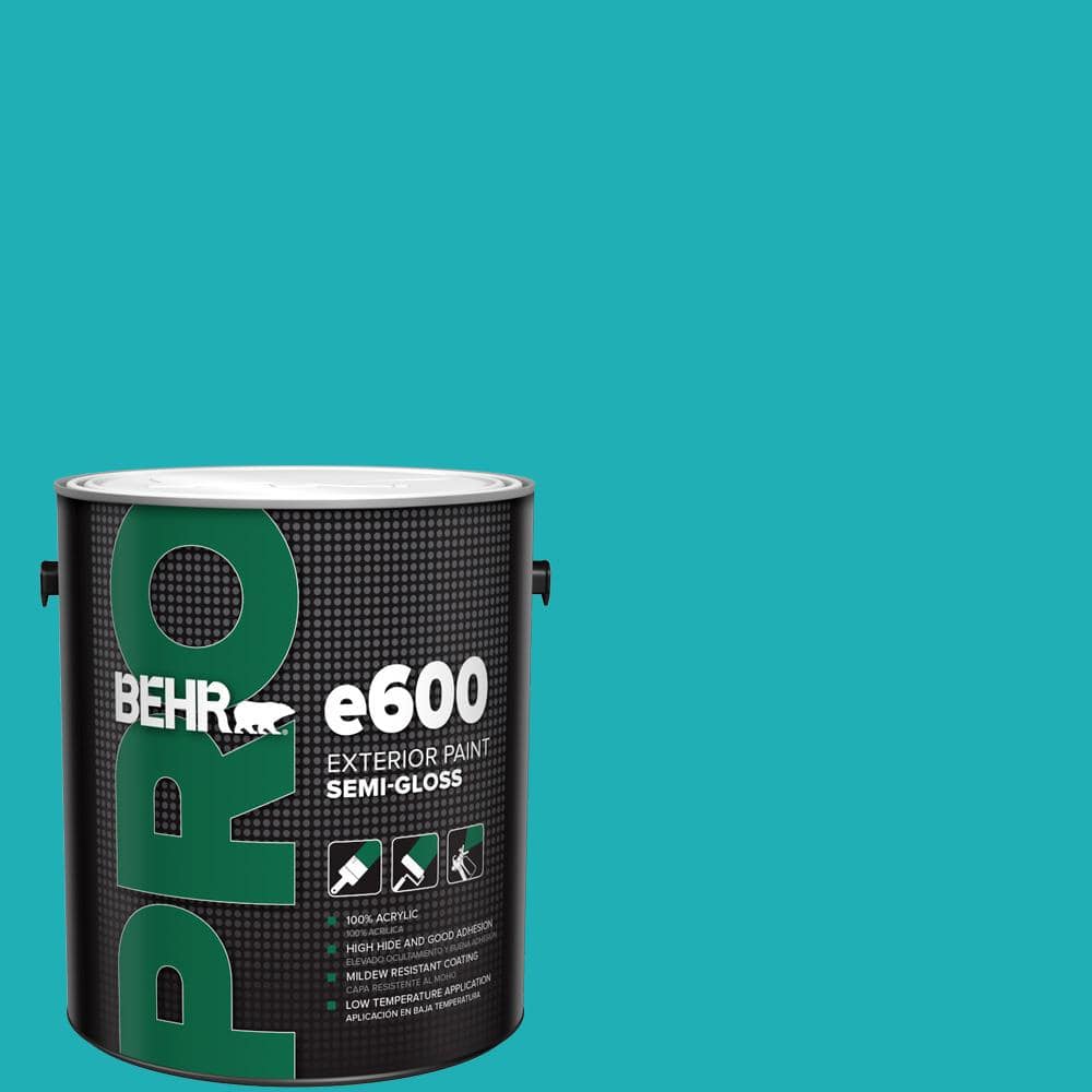BEHR PRO 1 gal. #500B-5 Mermaid Treasure Semi-Gloss Exterior Paint